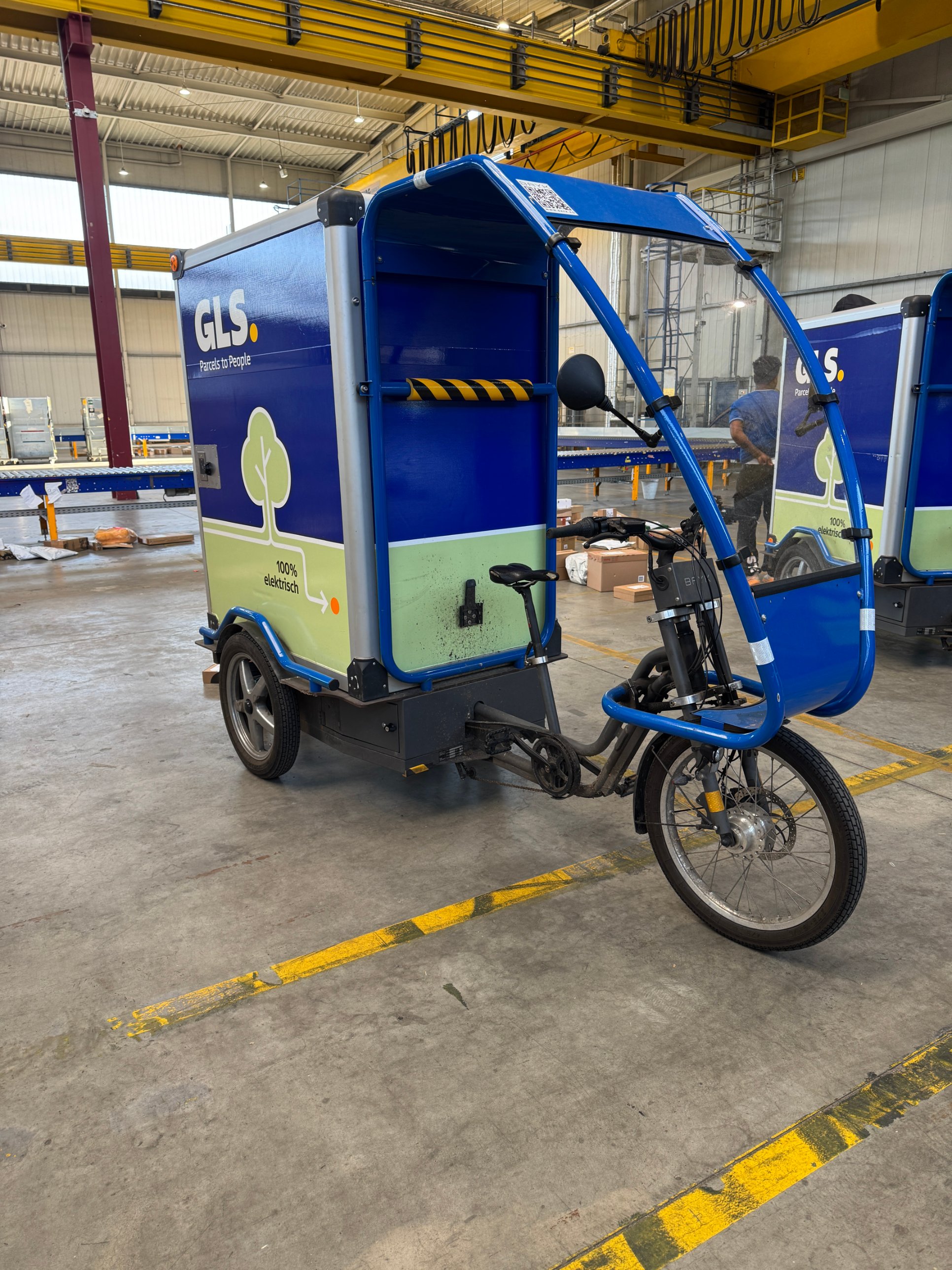 Elektrisches GLS-Lastenrad – lokal emissionsfrei